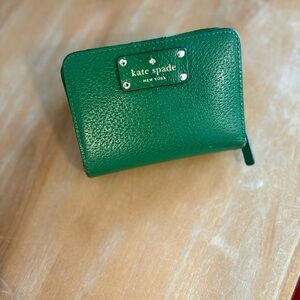 Kate Spade Emerald Green Leather Wallet